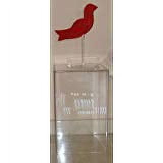 Displays2buy. Clear 12" x 12" x 24"h Art Sculpture Stand Acrylic Pedestal Display