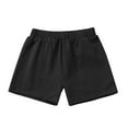 thumbnail image 5 of iiniim Girls Boys Sequins Dance Shorts with Bowknot Training Gymnastics Hip Hop Rave Black 4-5, 5 of 7