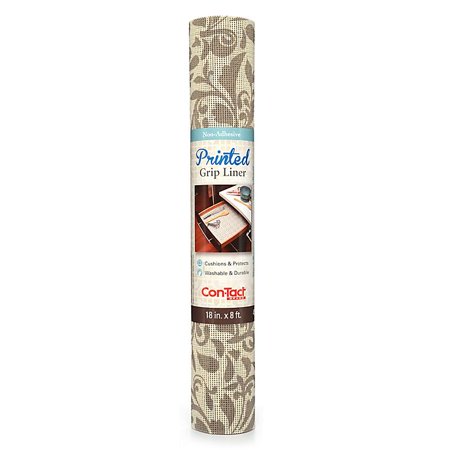 shelf liner non adhesive tact con grip almond stone brand walmart