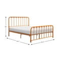 thumbnail image 2 of Lexicon Bethany Queen Metal Platform Bed in Orange, 2 of 3