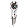 thumbnail image 4 of Southwest Cow Skull Dreamcatcher Feather Wind Chime, 4 of 6