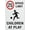 Warning Sign 3, variant on 30 Min Parking Only Reflective Aluminum Metal Signage - 8"x12", With Symbol, Weatherproof - Store, Café, Restaurant, Customer Parking