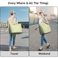 thumbnail image 5 of Classic Plaid Travel Duffel Buffalo Checkered Weekender Bag with Striped Rustic Pattern, Lightweight Tote Bag with Geometric Aesthetic, 5 of 5