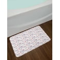 thumbnail image 2 of 4th of July Bath Mat, American Festivities with Freedom and Liberty Themes Summer Celebrations, Plush Bathroom Decor Mat with Non Slip Backing, 29.5" X 17.5", Red White Blue, by Ambesonne, 2 of 2