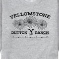 thumbnail image 3 of Yellowstone - Yellowstone Wildflowers - Men's Crew Neck Fleece Pullover, 3 of 6