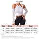 thumbnail image 4 of Blusa con hombros descubiertos y espalda descubierta para mujer, blusa ajustada de malla con mangas largas y cuello Halter, 4 of 8