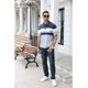 thumbnail image 5 of Playeras Casual De Manga Corta A Rayas De Moda Para Hombre, 5 of 7