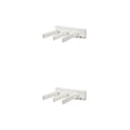 thumbnail image 2 of Matsuzay Soporte para de 2 en 1, exprimidor de crema de tubo Facial de pared, estante dispensador de extracción doméstico Blanco 2piezas, 2 of 6