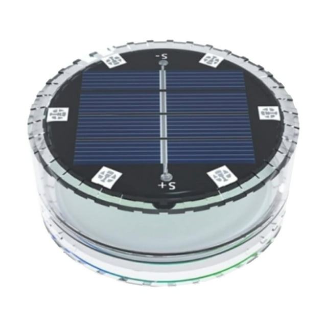 Solar Garden Lights, Solar Submersible Pool Lights with Remote 16 Colors Floating Pool Lights with Suction Cups & Magnets Underwater Pond Lights with 6 Led Beads, Garden Lamps
