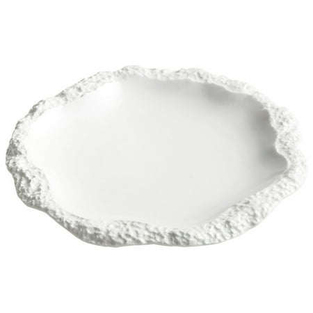 

Hemoton Dinner Plate Ceramic Plate Porcelain Round Plate for Home Wedding Party Festival 9.8inch