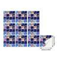thumbnail image 3 of 10pc Peel And Stick Ceramic Tile Paste 3D Lattice Ceramic Tile Paste DIY Waterproof Self Adhesive Wall Sticker, 3 of 8