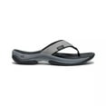 thumbnail image 2 of Keen Men's Kona Leather Flip-Flop, Steel Grey/Black, Size 80, 2 of 5