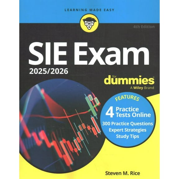 Pre-Owned SIE Exam 2025/2026 For Dummies: Securities Industry Essentials Exam Prep + Practice Tests + Flashcards Online
