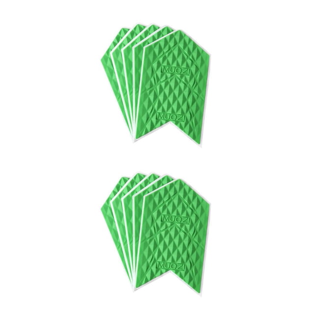 ZheElen 5 Pieces Bike Sticker Bicycle Frame Guard Waterproof Anti-slip Chassis Cover Large Green 5Pieces 2Set