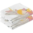 thumbnail image 2 of Dreamtimes Girls Unicorns Patterned Hand Towels 2 PCS, Cotton Bath Towel for Drying Face Hands Body Decorative Water Absorbent Lightweight Towels for Bathroom Ktichen Travel Gym,16"x28", 2 of 7