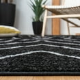 thumbnail image 4 of SAFAVIEH Adirondack Evonne Geometric Area Rug, Black/Light Grey, 6' x 9', 4 of 10