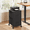 Black, variant on GALAXHERO 2 Drawer File Cabinet, Rolling Printer Stand Small Filing Cabinets for Home Office, Fabric Vertical File Cabinet Fits A4 or Letter Size, Rustic Brown Wood Grain