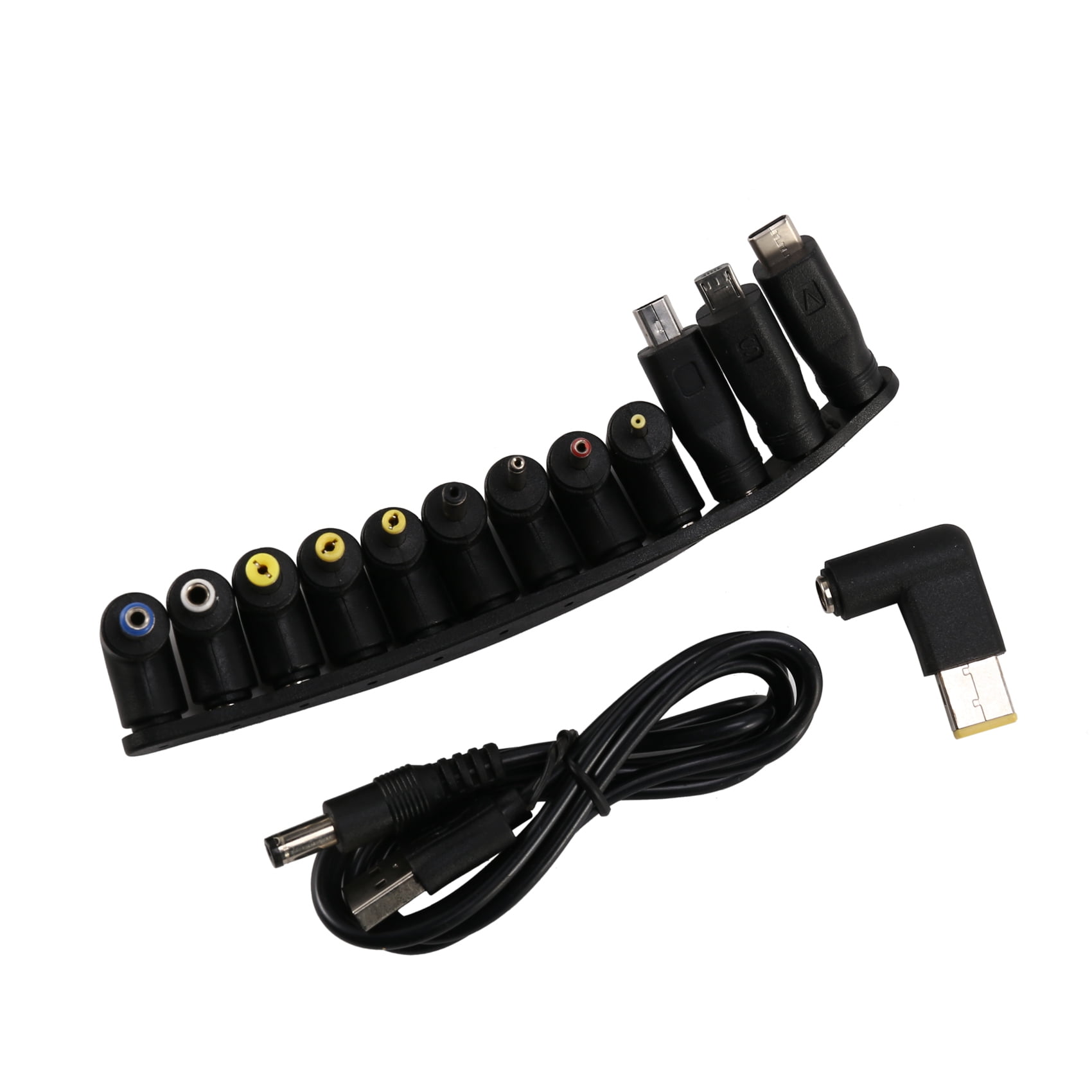 DC Cord USB to 5.5X2.1 Multifunctional Dc Interchangeable Plug is