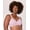Purple Mauve, variant on Women's Coolest Smoothing Wireless Bra, Foam Cups Black With Almond Lining 42DD