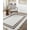 Ivory, Chocolate Brown / Chogan, variant on Hauteloom Chogan Wool Living Room, Bedroom Area Rug - Contemporary - Chocolate Brown, Taupe - 2' x 3'