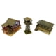 thumbnail image 2 of Cabaña de madera a escala 1/72, rompecabezas de madera, escena arquitectónica para mesa de arena. Estilo B, 2 of 9