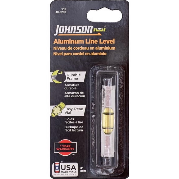 Johnson 555 3" Aluminum Line Level