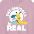 thumbnail image 3 of Pokémon - The Snuggle Is Real Pikachu And Piplup - Women's Racerback Tank Top, 3 of 5
