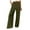 Army Green, variant on PMVFHDE Women's Casual High Waist Straight Leg Pants Solid Color Comfortable Versatile Trousers Beige,XXL