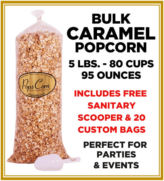 Gourmet Pops Corn BULK/WHOLESALE CARAMEL POPCORN 5 GAL80 CUPS95 OZ