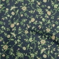thumbnail image 1 of oneOone Cotton Silk Blue Fabric Jacobean Floral Fabric For Sewing Printed Craft Fabric By The Yard 42 Inch Wide, 1 of 4
