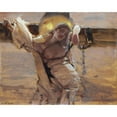 thumbnail image 3 of Albert von Keller 14x12 Black Modern Framed Museum Art Print Titled - The Martyr (ca. 1892), 3 of 5
