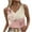 Khaki tank tops, variant on Wycnly Summer Tank Tops Leaves Print V-Neck Sleeveless T Shirts for Women Beach Holiday Ladies Fashion Knotted Strap Vest Blouses Pink s Under $5