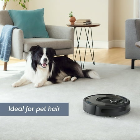 iRobot - Roomba i7 Wi-Fi Connected Robot Vacuum - Charcoal