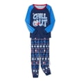 thumbnail image 4 of Txlixc Traje de pijama de Navidad familiar, blusa de manga larga impresa con letras + pantalones impresos de alce Snowflake Santa Claus Txlixc  moda, 4 of 9