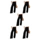 thumbnail image 3 of Pantalones de Algodón y Lino Sonducket Mujer Largo Suelto Casual Pierna Ancha Cintura Alta Negro XXXL Type2 NO2, 3 of 6