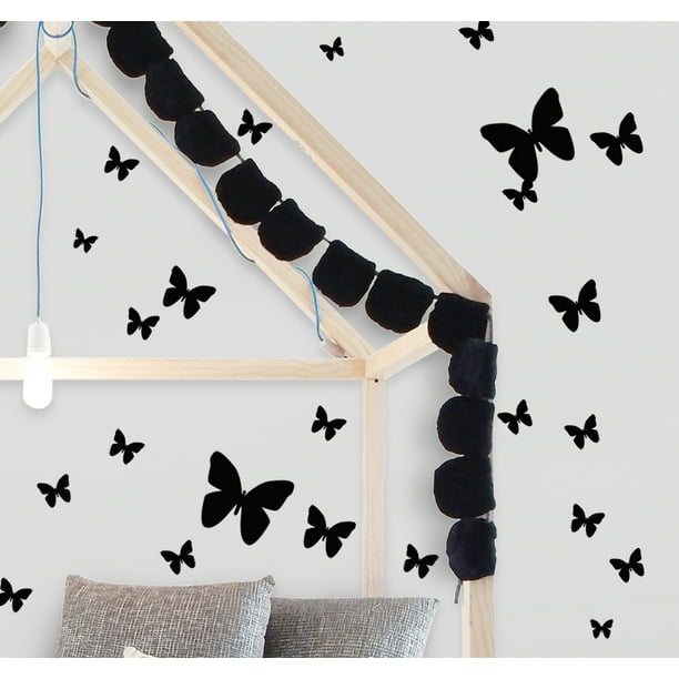 Black Erfly Wall Decals Vinyl Room Decor Stickers Includes 26 Erflies 1 75 10 Com - Vinyl Room Decor Stickers Black Erfly Wall Decals Vinyl Room Decor Stickers Includes 26 Erflies 1 75 10 Com - Vinyl Room Decor Stickers