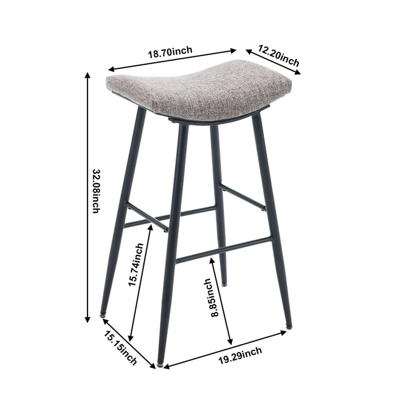 Counter Height Bar Stool Set of 2, 32