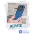 thumbnail image 2 of Smartish iPhone 13 Pro Slim Case - Gripmunk Compatible with MagSafe [Lightweight + Protective] Thin Grip Cover with Microfiber Lining - Blues on the Green, 2 of 6