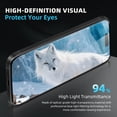 thumbnail image 6 of 3-Pack 9H+ Tempered Glass Screen Protector for iPhone [2x HD Clear + 1x Privacy] | Military-Grade Shatterproof | No-Dust Installation Kit (15pro max), 6 of 10