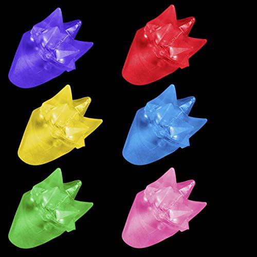 25 Color Flashing LED Soft Silicone Bumpy Ring Light up Party Favors Bag Fillers 