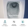 thumbnail image 4 of R&T U69-T One-Piece Smart Toilet with Pump-Assisted Flush & Built-in Tank, Chair Height Comfort - Auto Flush, Heated Seat, Warm Air Dryer, Auto Open Lid, Night Light, Deodorizer, Remote Control, 4 of 14