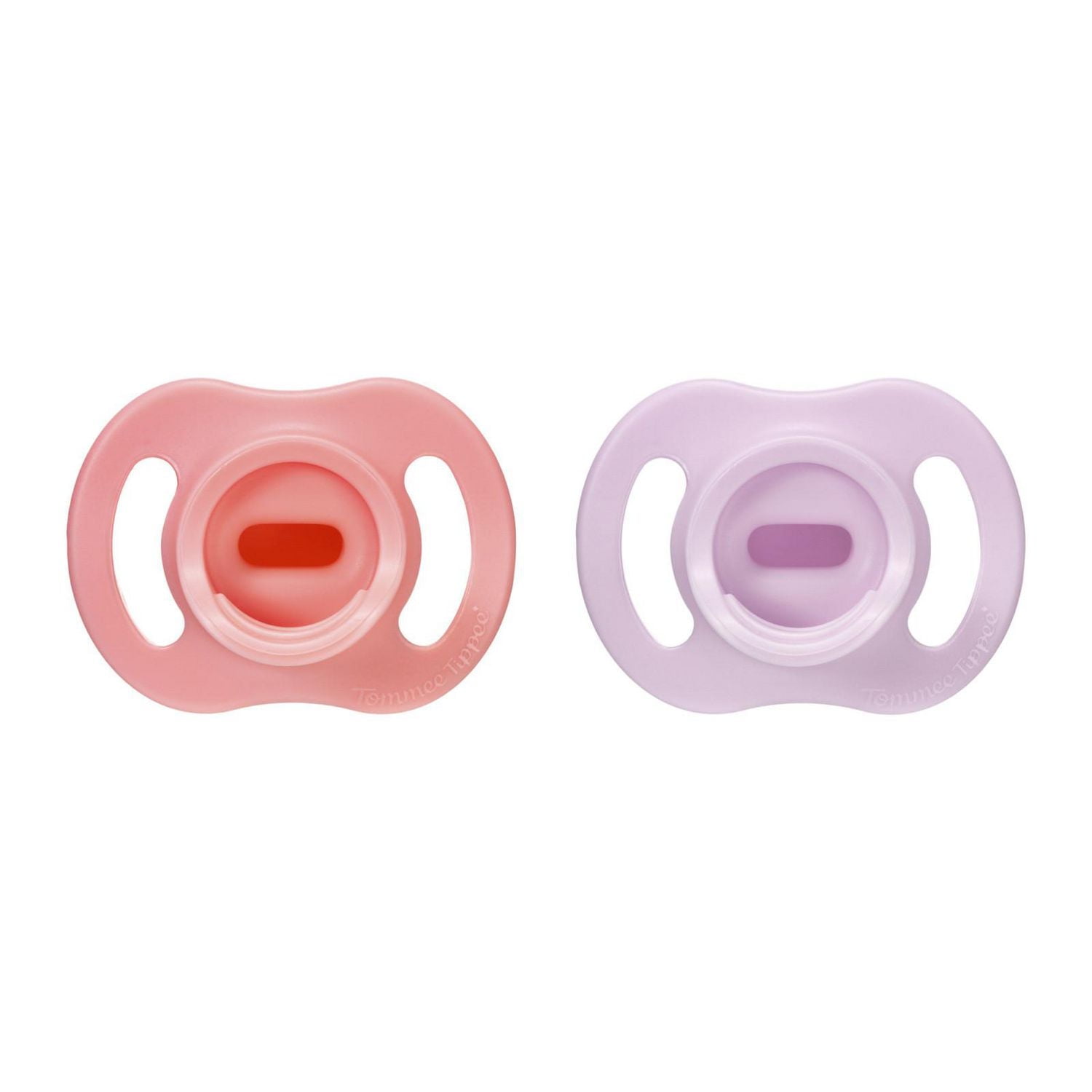 Tommee Tippee Ultra-light StayPut Pacifier, One-Piece Silicone Design, 0-6m, 2 Pack, TT CTN 2X 0-6M ULTRALIGHT PACI