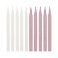 thumbnail image 1 of 10 Pcs Professional Nail Files Cuticle Pusher for Home and Salon Nail Polishing, 1 of 1