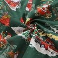 thumbnail image 6 of YIUME Men's Hawaiian Shirt A Christmas Eve Snow Print Cotton Camp collar Short Sleeve Aloha Shirt, 6 of 8