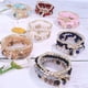 thumbnail image 5 of Xiao Hua Pulseras de cuentas apilables bohemias para hombres y mujeres, brazaletes de cuentas multicapa elásticos bohemios con dijes, joyería multicolor, rosa, 5 of 5