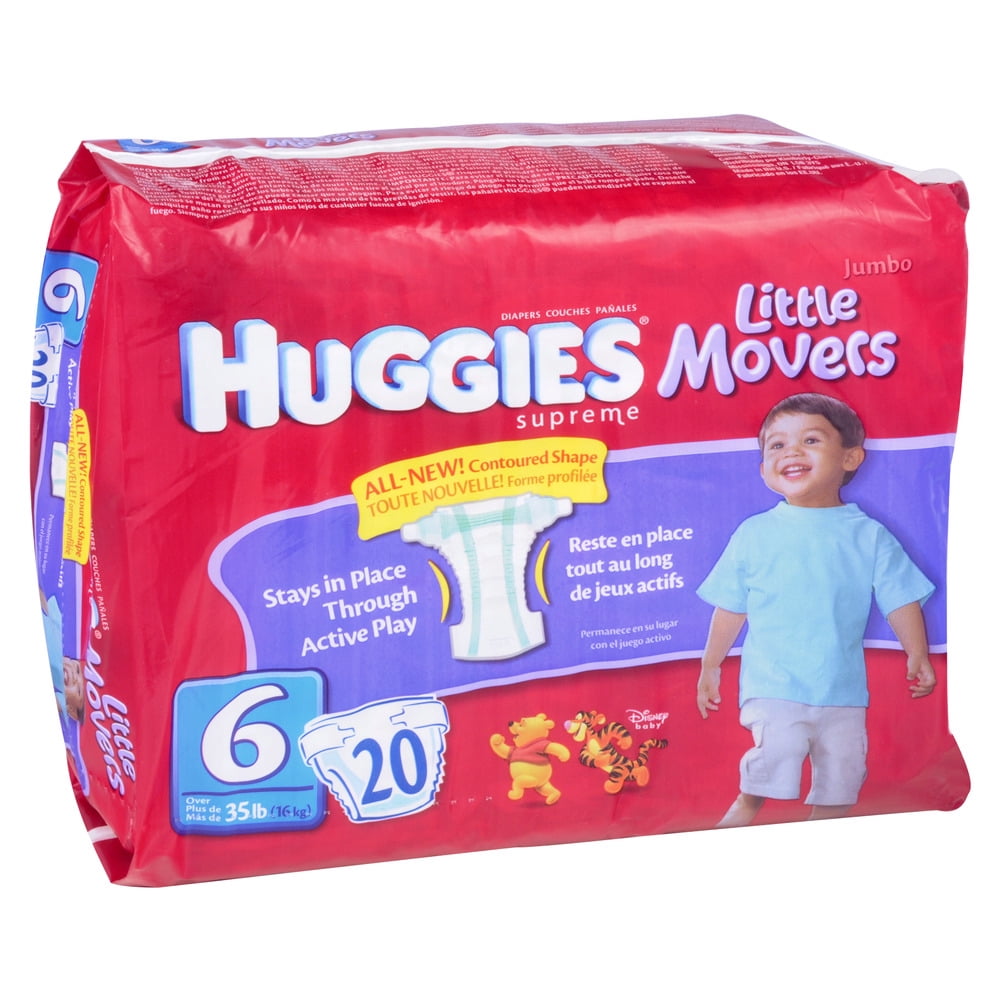 HUGGIES - Little Movers Diapers Jumbo Pack (Choose Your Size)