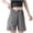 Black, variant on SOOMLON Womens Pajama Shorts Lightweight Drawstring Bermuda Shorts Fresh Plaid Sleepwear Travel Casual Clothes
