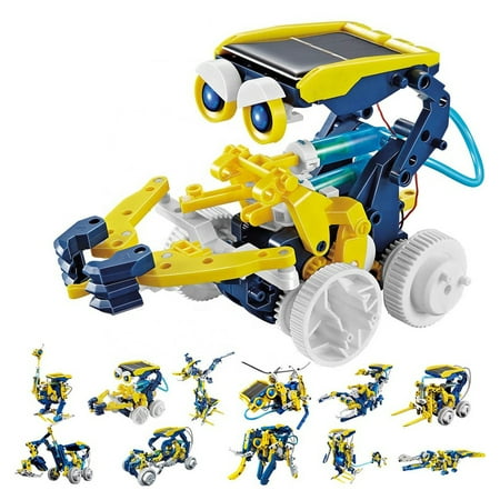 Solar Power Robot Engineering Learning Toys Education Solar Robot Kit 11 in 1 Kids 8+
