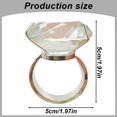 thumbnail image 3 of WRXMIJNHGSA Tableware Under $5 Round Faux Napkin Rings Napkin Ring Holder For Wedding Home Kitchen Dining Table Decor Decor Decor Desk Topper Table Top Decor, 3 of 9