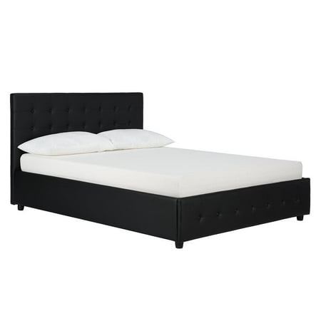 Dhp Cambridge Upholstered Faux Leather Platform Bed With Wooden Slat Dhp Cambridge Upholstered Faux Leather Platform Bed With Wooden Slat Support And Under Storage